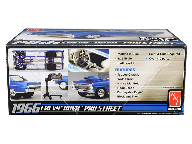 Skill 2 Model Kit 1966 Chevrolet Nova Pro Street 1/25 Scale Model