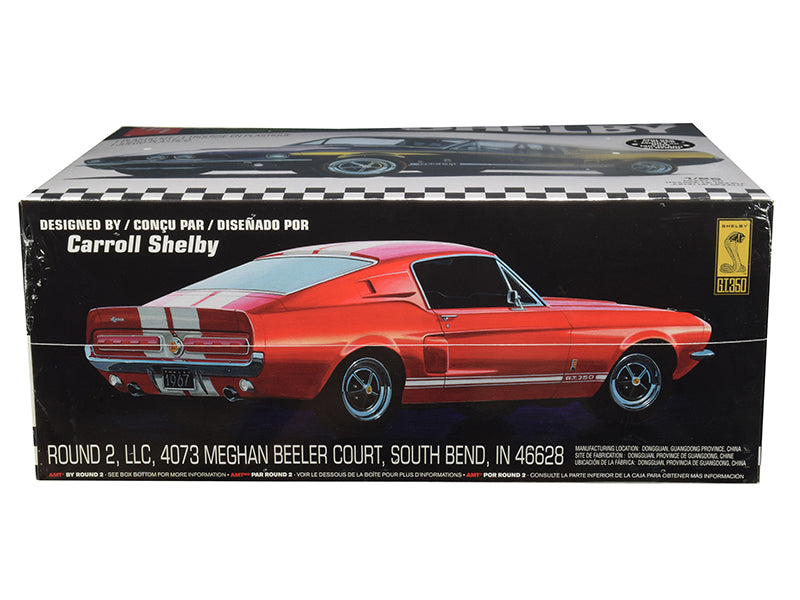Skill 2 Model Kit 1967 Ford Mustang Shelby GT350 Black 1/25 Scale Model