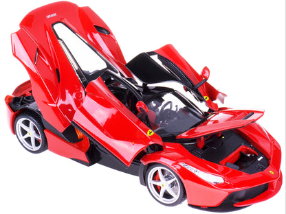 Ferrari LaFerrari F70 Red with Black Top "Signature Series" 1/18 Diecast Model Car