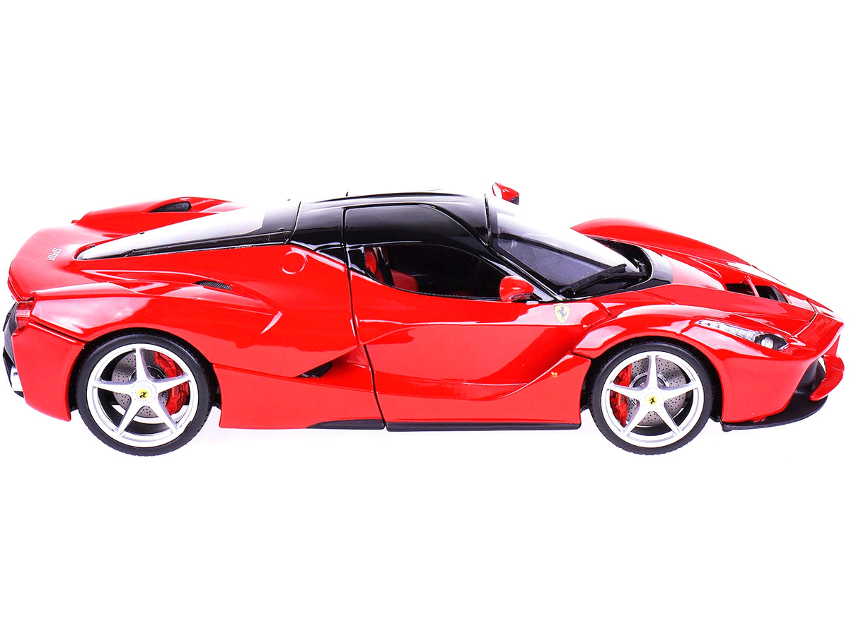 Ferrari LaFerrari F70 Red with Black Top "Signature Series" 1/18 Diecast Model Car