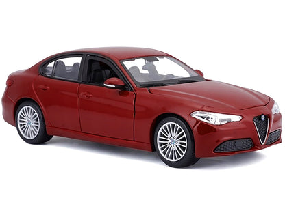 2016 Alfa Romeo Giulia Burgundy 1/24 Diecast Model Car