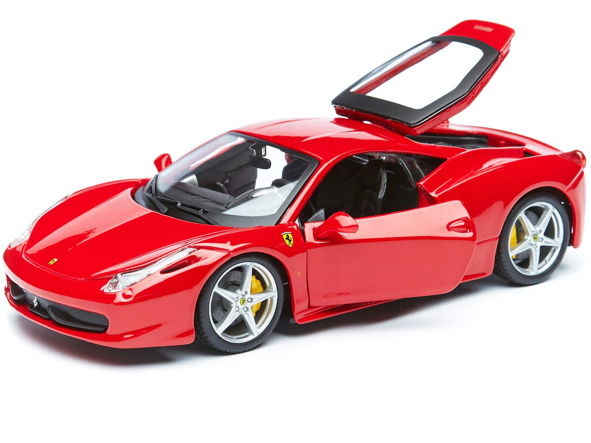 Ferrari 458 Italia Red 1/24 Diecast Model Car