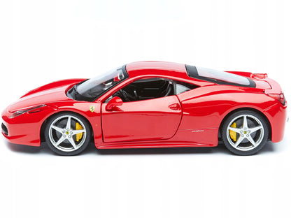 Ferrari 458 Italia Red 1/24 Diecast Model Car