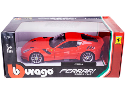 Ferrari F12 TDF Red 1/24 Diecast Model Car