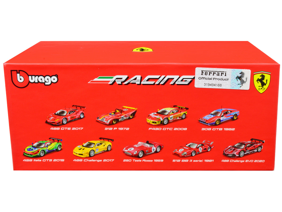 2020 Ferrari 488 Challenge EVO #28 Red with Graphics "Racing" Series 1/43 Diecast Model Car