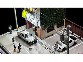 Akina Tofu Shop Diorama Set "American Diorama X G-Fans" Series for 1/64 Scale Models