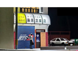 Akina Tofu Shop Diorama Set "American Diorama X G-Fans" Series for 1/64 Scale Models