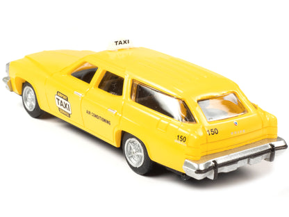 1974 Buick Estate Station Wagon Taxi Yellow 1/87 (HO) Scale Model