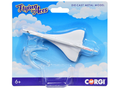 BAe/Aerospatiale Concorde Commercial Aircraft "British Airways" White "Flyin Aces" Series Diecast Model