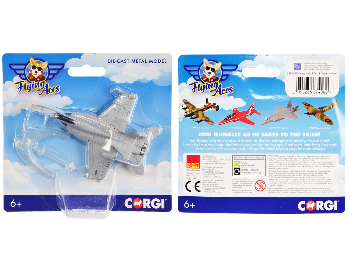 Boeing F/A-18 Super Hornet Fighter Aircraft "USAF" "Flying Aces" Series Diecast Model