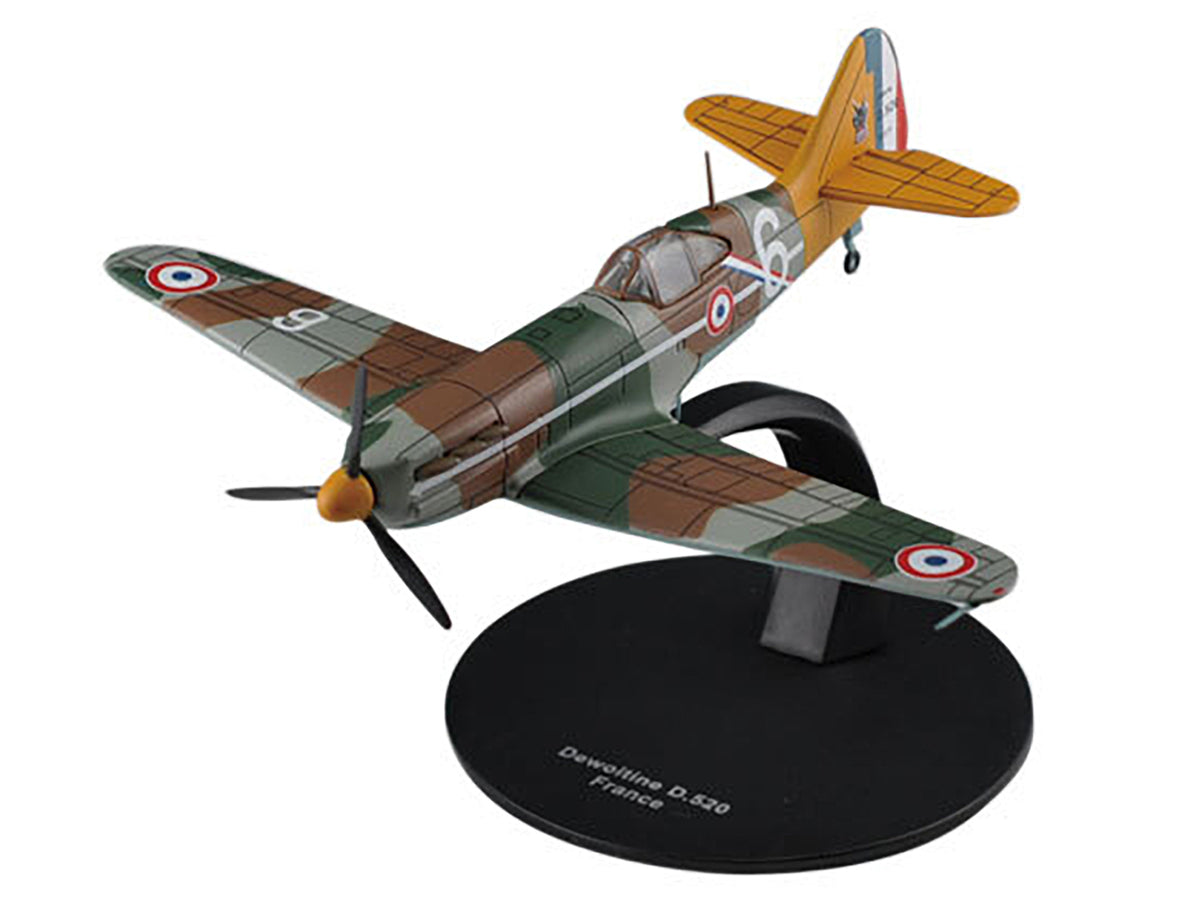 Dewoitine D.520 Fighter Aircraft "French Air Force" 1/72 Diecast Model
