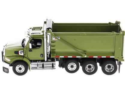 Western Star 49X SBFA OX Bodies Stampede Dump Truck Olive Green Metallic "Transport Series" 1/50 Diecast Model