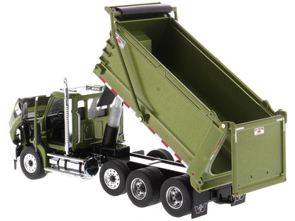 Western Star 49X SBFA OX Bodies Stampede Dump Truck Olive Green Metallic "Transport Series" 1/50 Diecast Model