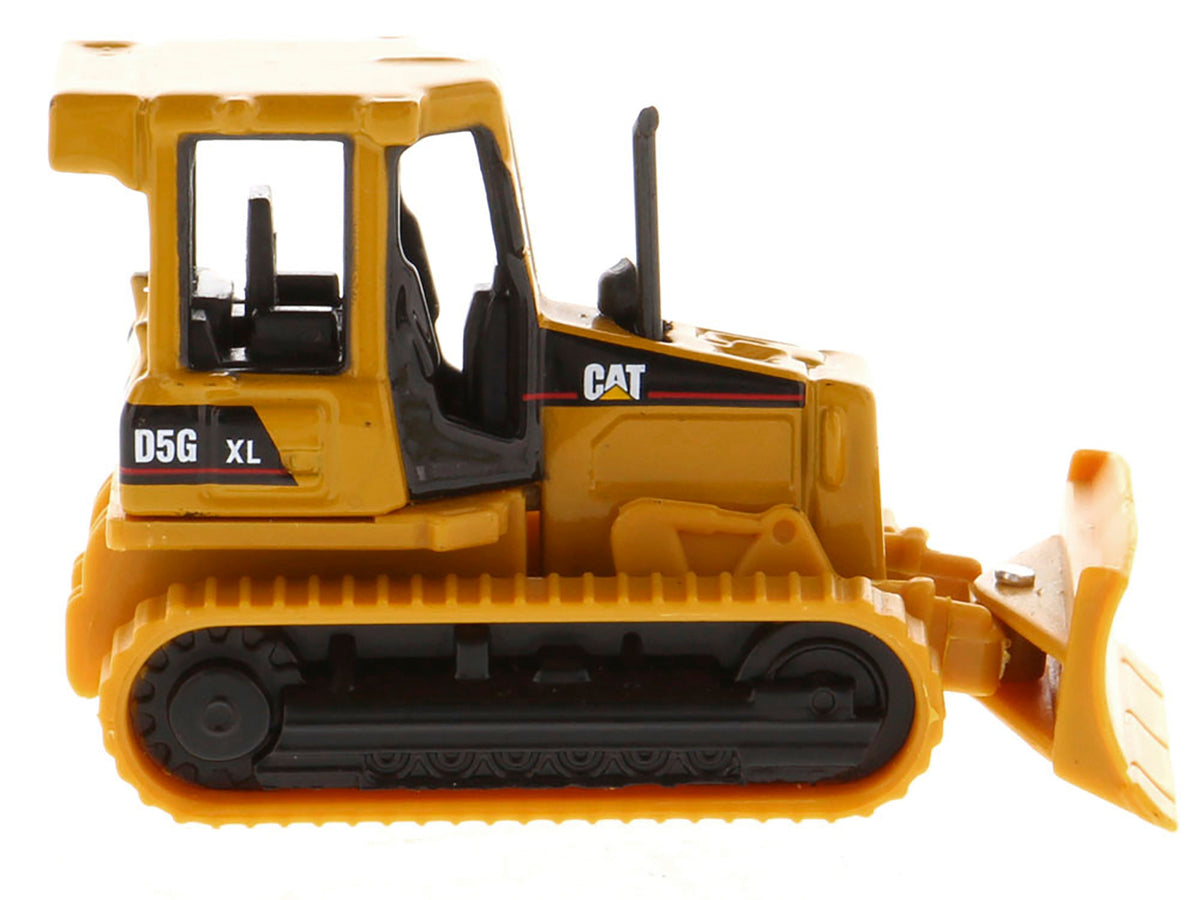 CAT Caterpillar D5G XL Track-Type Tractor Yellow "Micro-Constructor" Series Diecast Model