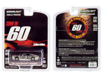 1967 Ford Mustang Custom "Eleanor" "Gone in 60 Sixty Seconds" (2000) Movie 1/64 Diecast Car Model