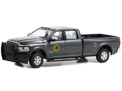 2020 Ram 2500 Pickup Truck Dark Gray Metallic "Montana Livestock Association" "Yellowstone" (2018-Current) TV Series "Hollywood Series" Release 39 1/64 Diecast Model Car