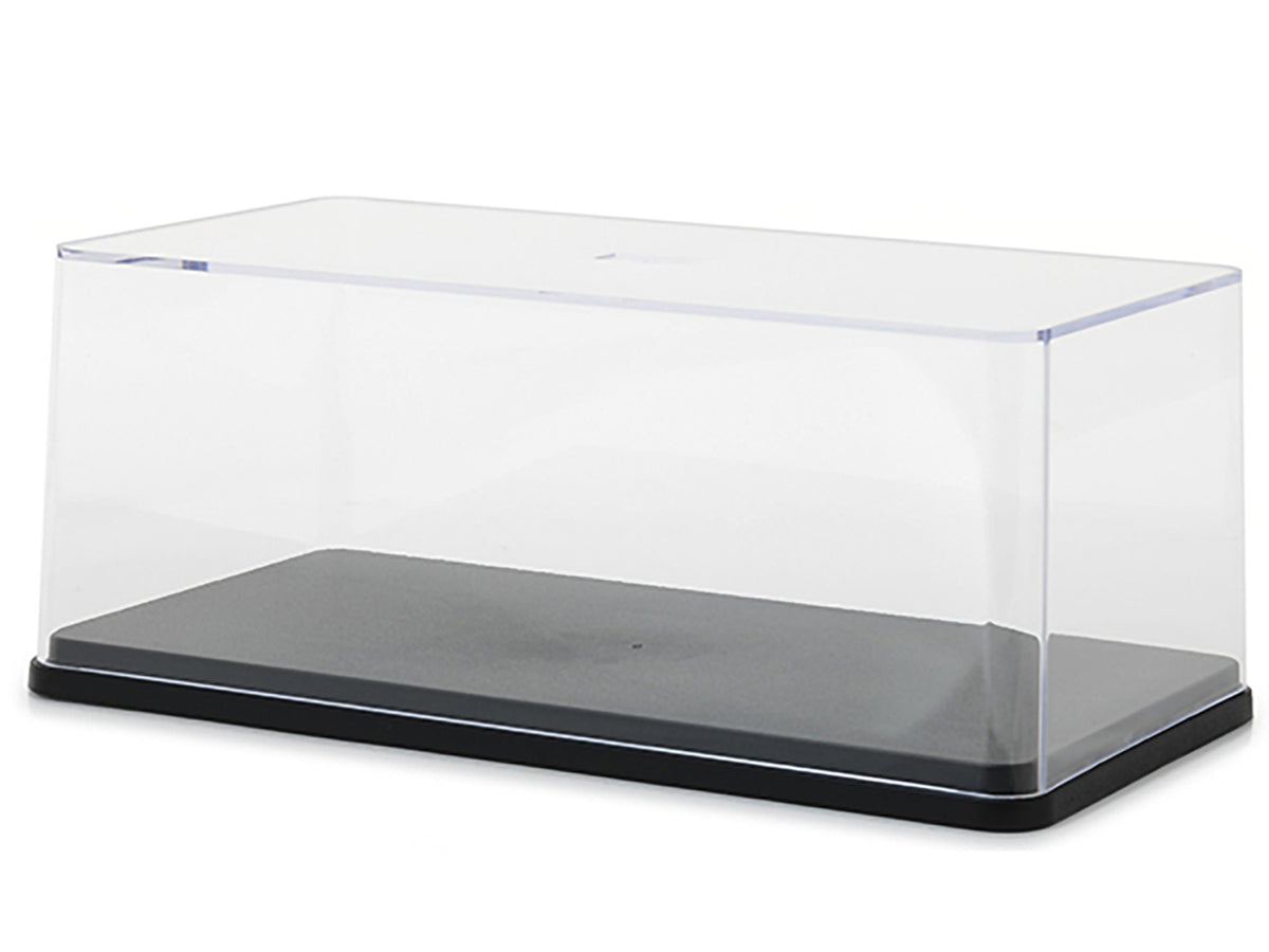 Collectible Display Show Case with Black Plastic Base for 1/24 Scale Models