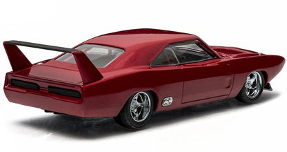 Dom's 1969 Dodge Charger Daytona Maroon "Fast and Furious 6" Movie (2013) 1/43 Diecast Model Car