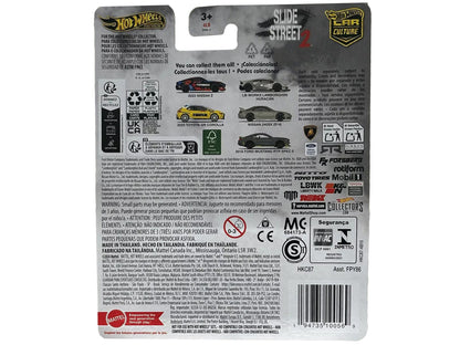2023 Toyota GR Corolla "Rain X" Yellow "Slide Street 2" Series Diecast Model Car