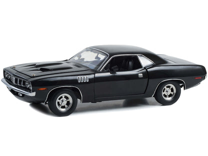 Plymouth Barracuda Black "John Wick: Chapter 4" (2023) Movie 1/18 Diecast Model Car