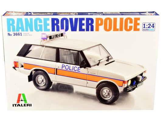 Skill 3 Model Kit Land Rover Range Rover Police 1/24 Scale Model