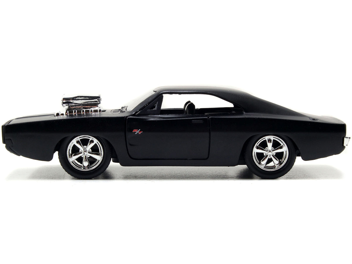 Dom's Dodge Charger R/T Matt Black "Fast & Furious" Movie 1/32 Diecast Model Car