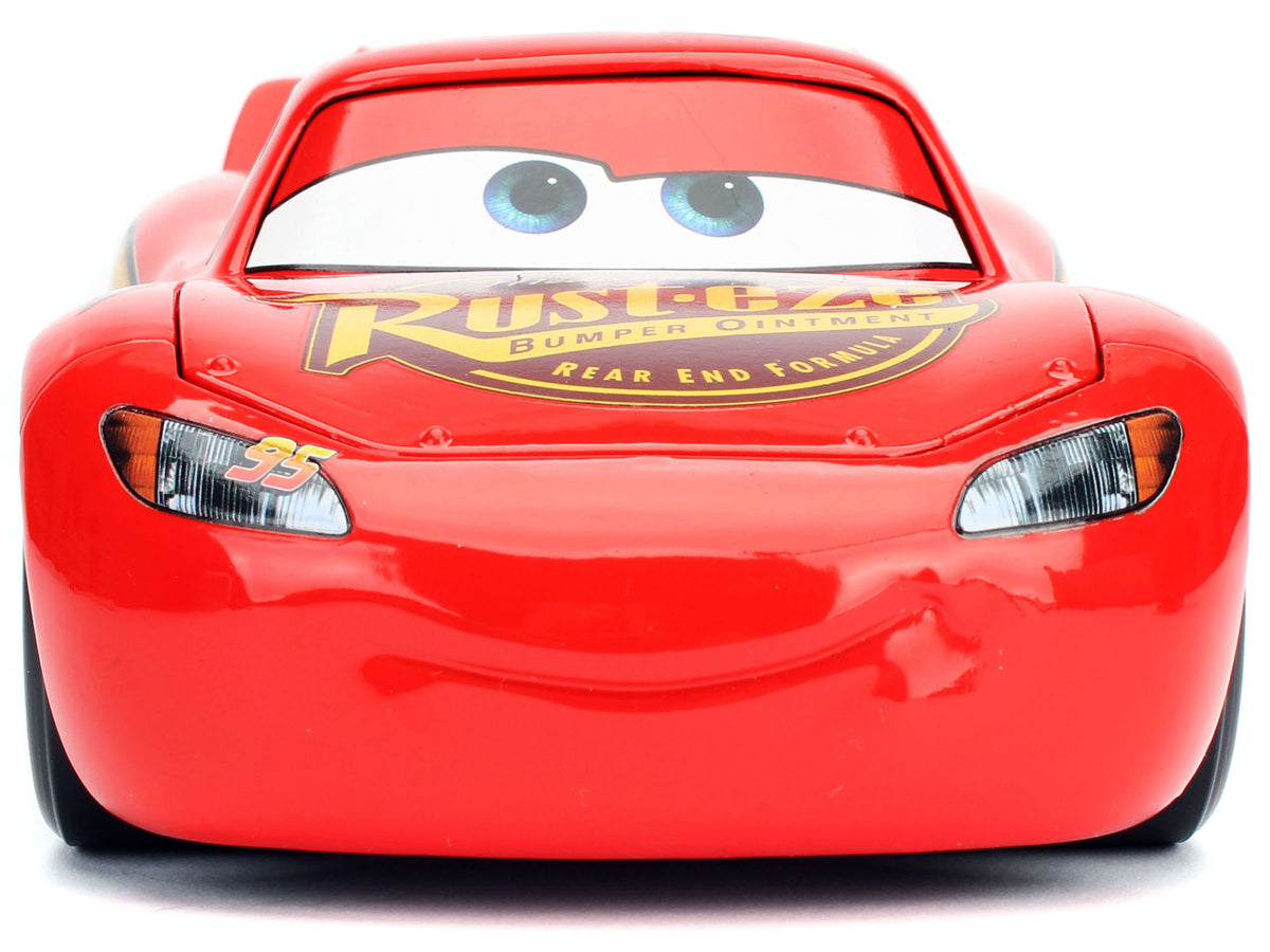 Lightning McQueen #95 Red with Extra Wheels Disney & Pixar "Cars" Movie "Hollywood Rides" Series Diecast Model Car