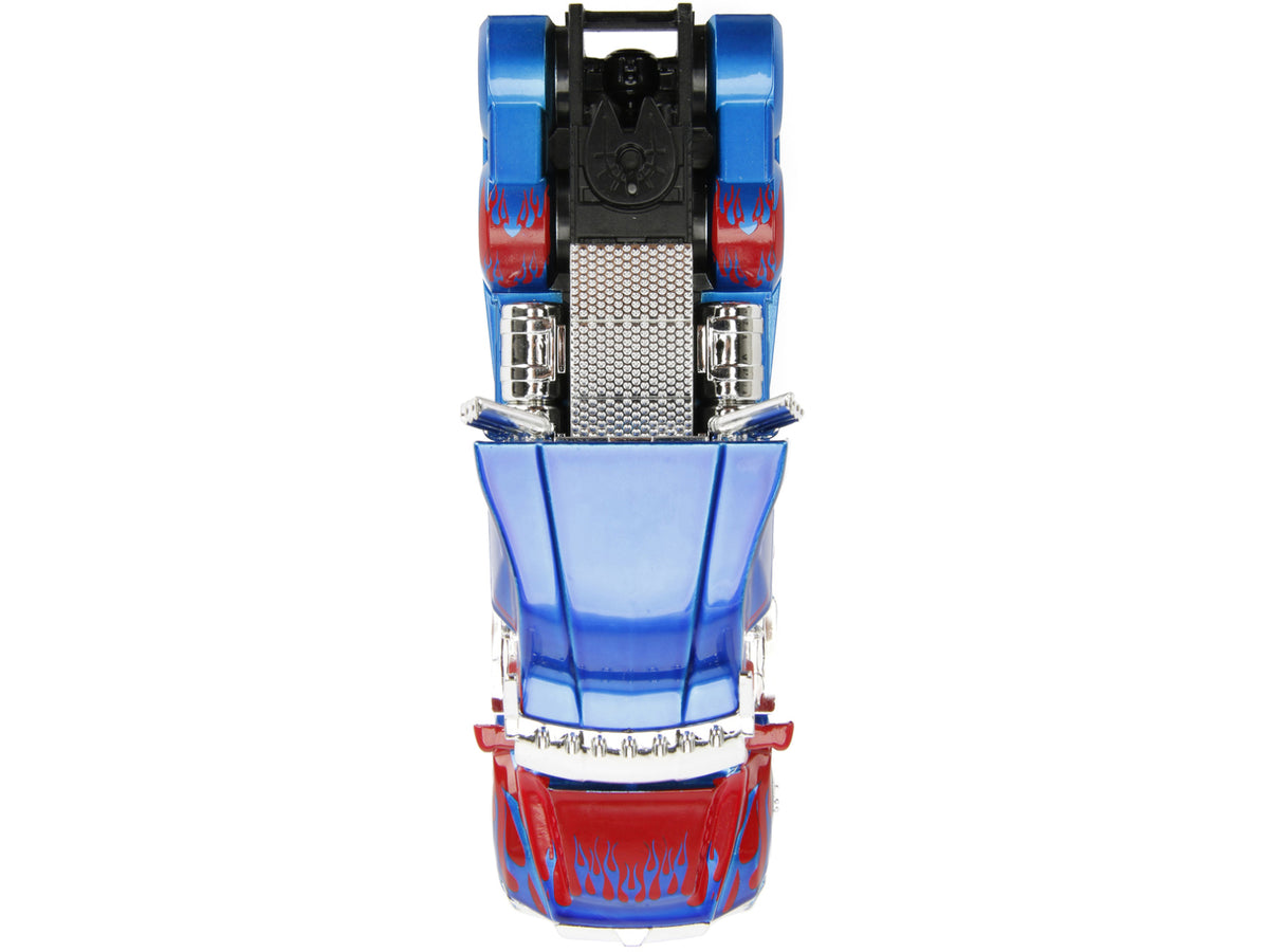 Western Star 5700 XE Phantom Truck Tractor Optimus Prime "Transformers: The Last Knight" (2017) Movie "Hollywood Rides" Series 1/32 Diecast Model Car