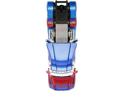 Western Star 5700 XE Phantom Truck Tractor Optimus Prime "Transformers: The Last Knight" (2017) Movie "Hollywood Rides" Series 1/32 Diecast Model Car