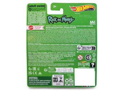 Rick's Ship Silver "Rick and Morty" (2013-Current) TV Series "Pop Culture" Series Diecast Model Car