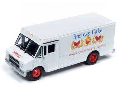 GMC Step Van White with "Hostess" Country Billboard "Johnny Lightning 50th Anniversary" 1/64 Diecast Model