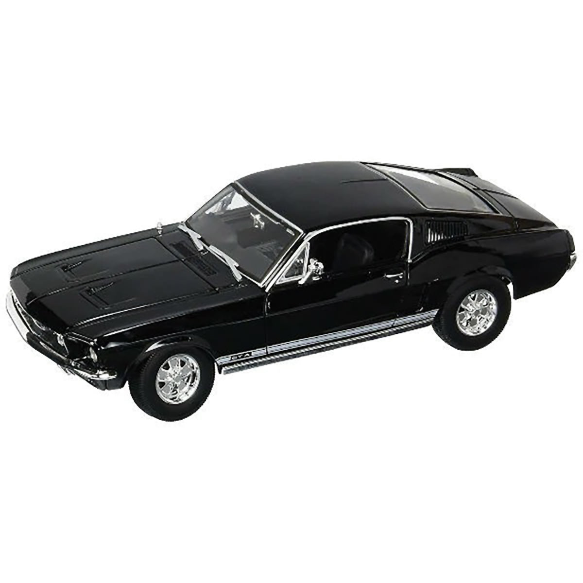 1967 Ford Mustang GTA Fastback Black "Special Edition" 1/18 Diecast Model Car