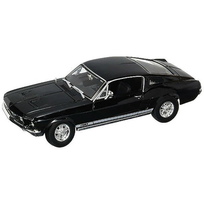 1967 Ford Mustang GTA Fastback Black "Special Edition" 1/18 Diecast Model Car