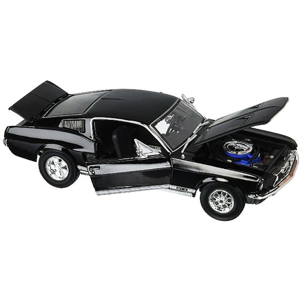 1967 Ford Mustang GTA Fastback Black "Special Edition" 1/18 Diecast Model Car