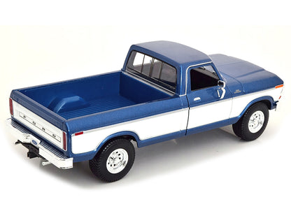 1979 Ford F-150 Ranger Pickup Truck Blue Metallic and Cream "Special Edition" 1/18 Diecast Model Car