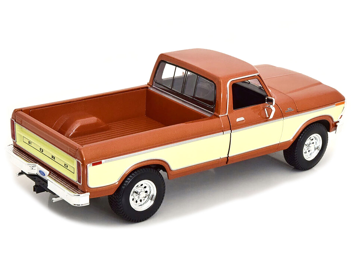 1979 Ford F-150 Ranger Pickup Truck Brown Metallic and Cream "Special Edition" 1/18 Diecast Model Car
