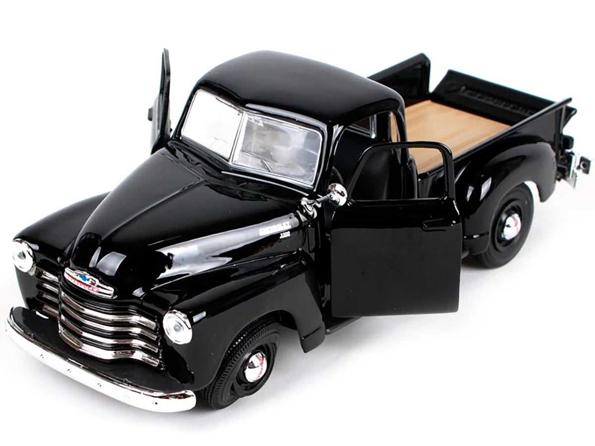 1950 Chevrolet 3100 Pickup Truck Black 1/25 Diecast Model Car