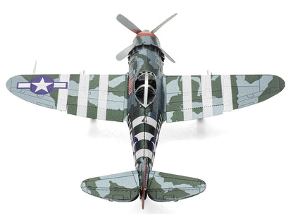 Model Kit Republic P-47 Thunderbolt Fighter Aircraft "The Jug" United States Army Air Forces (Moderate Difficulty) Steel Model