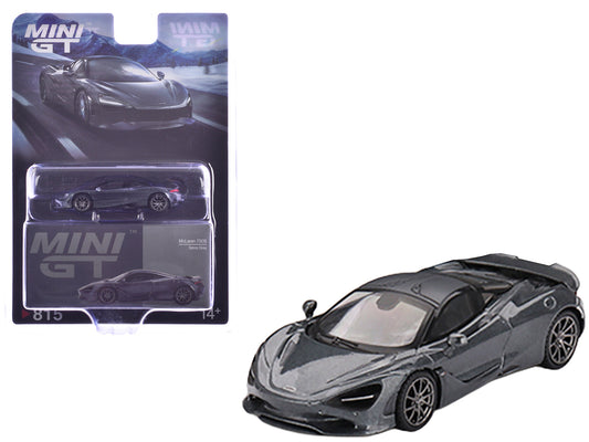 McLaren 750S Saros Gray Limited Edition 1/64 Diecast Model Car