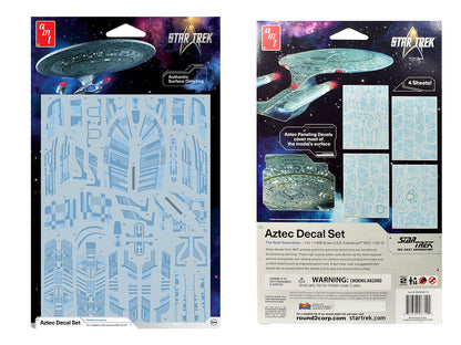 "Star Trek: The Next Generation" U.S.S. Enterprise NCC-1701-D Aztec Decal Set 1/1400 Scale