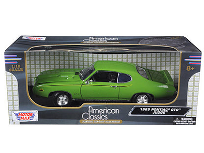 1969 Pontiac GTO Judge Green 1/18 Diecast Car Model