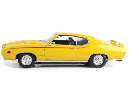1969 Pontiac GTO Judge Yellow 1/18 Diecast Model Car