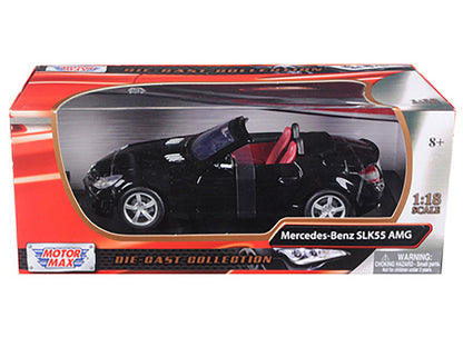 2005 Mercedes SLK55 AMG Black 1/18 Diecast Model Car