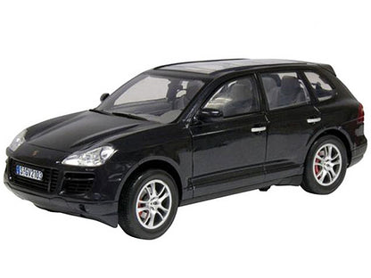 2008 Porsche Cayenne Turbo Metallic Black 1/18 Diecast Model Car