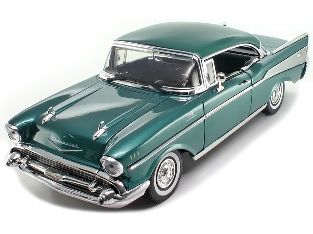 1957 Chevrolet Bel Air Hard Top Green 1/18 Diecast Model Car