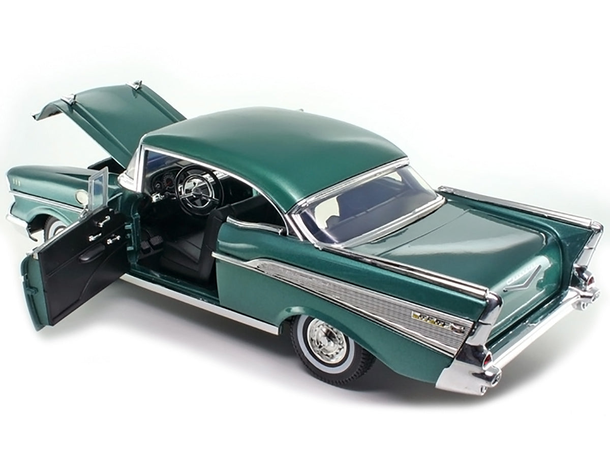 1957 Chevrolet Bel Air Hard Top Green 1/18 Diecast Model Car