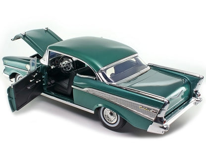 1957 Chevrolet Bel Air Hard Top Green 1/18 Diecast Model Car