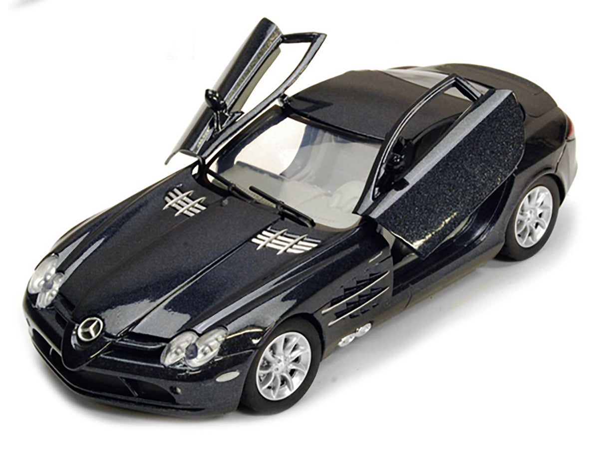 Mercedes Mclaren SLR Metallic Black 1/24 Diecast Model Car