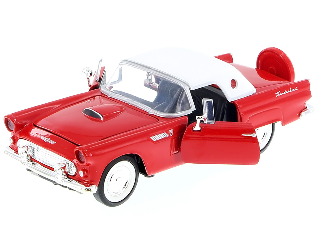 1956 Ford Thunderbird Red 1/24 Diecast Car Model