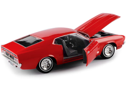 1971 Ford Mustang Sportsroof Red 1/24 Diecast Model Car